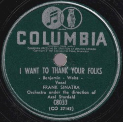 I Want to Thank Your Folks / Why Shouldn't It Happen to Us