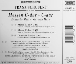 Messen G-Dur und C-Dur, Deutsche Messe