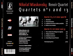 Quartets no. 1 and 13