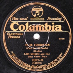 To Be Forgotten / My Fate Is in Your Hands