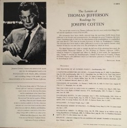The Letters Of Thomas Jefferson: Readings By Joseph Cotten