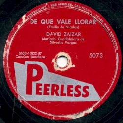 De qué vale llorar / No tiene la culpa el indio