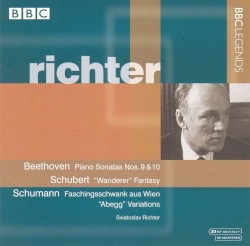 Beethoven: Piano Sonatas no. 9 & 10 / Schubert: "Wanderer" Fantasy / Schumann: Faschingsschwank aus Wien / "Abegg" Variations