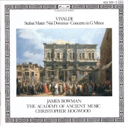 Stabat Mater / Nisi Dominus / Concerto in G minor