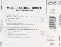 Mendelssohn / Bruch – Violinkonzerte