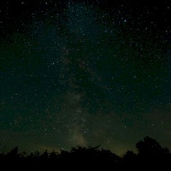 A star falls in a heart