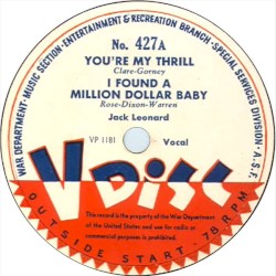 You’re My Thrill / I Found a Million Dollar Baby / Alone Together / When the Red Red Robin Comes Bob Bob Bobbin Along