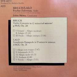 Bruch: Violin Concerto / Lalo: Symphonie espagnole