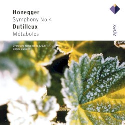 Honegger: Symphony no. 4 / Dutilleux: Métaboles