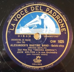 Alexander's Ragtime Band / Now It Can Be Told