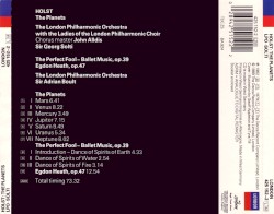 The Planets / The Perfect Fool / Egdon Heath