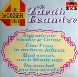 Die grossen vier von Zarah Leander