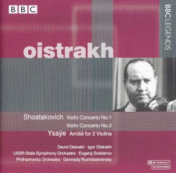 Shostakovich: Violin Concerto no. 1 / Violin Concerto no. 2 / Ysaÿe: Amitié for 2 Violins
