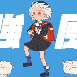 強風オールバック