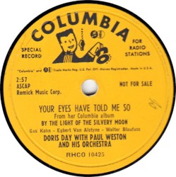 Your Eyes Have Told Me So / By the Light of the Silv’ry Moon