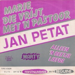Marie, die vrijt, met ’n pastoor