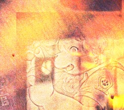 orange-flavored cough syrup over piss-smeared bedsheets