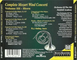 Complete Wind Concerti, Volume III: Horn