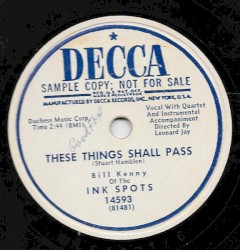 These Things Shall Pass / Keep on the Sunny Side of Life