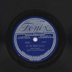 No me martirices / Dos amores