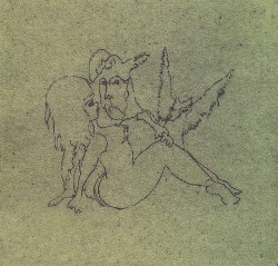 Black With Green Leaves