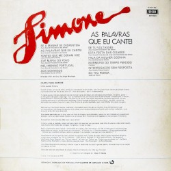 As palavras que eu cantei