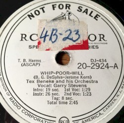 Whip-Poor-Will / Look for the Silver Lining