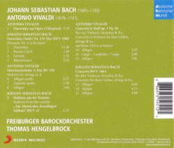 Overtures, Sinfonias, Concerti