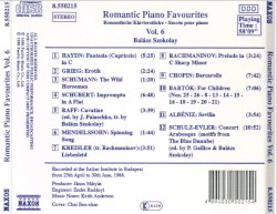 Romantic Piano Favourites, Volume 6