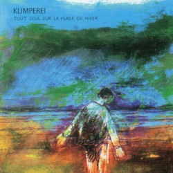 Tout seul sur la plage en hiver