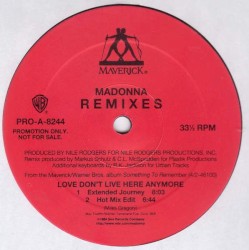 Love Don't Live Here Anymore (Remixes)