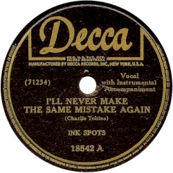 I'll Never Make the Same Mistake Again / I Can't Stand Losing You