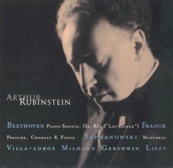 Beethoven: Sonata Op. 81a (Les Adieux) / Franck: Prelude, Chorale & Fugue / Szymanowski: Mazurkas / Villa-Lobos, Milhaud, Gershwin, Liszt