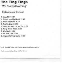 We Started Nothing (instrumental version)