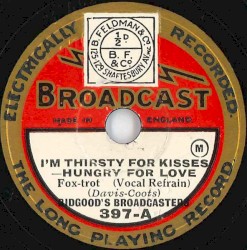 I'm Thirsty for Kisses - Hungry for Love / Marie