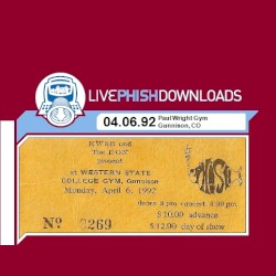 1992-04-06: Western State College, Gunnison, CO, USA