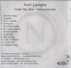 Under My Skin (instrumentals)