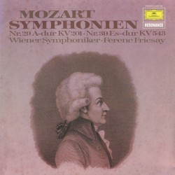Symphonien Nr. 29 A-Dur, KV 201 / Nr. 39 Es-Dur, KV 543