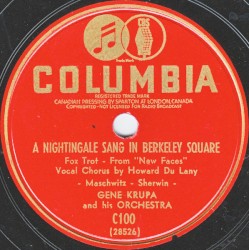 A Nightingale Sang in Berkely Square / I Hear Music