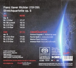 Genesis 1757: Seven String Quartets, op. 5