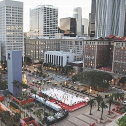 'Twas the Night at Pershing Square