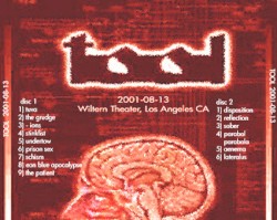 2001-08-13: Wiltern Theatre Los Angeles, CA, USA