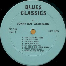 Blues Classics By Sonny Boy Williamson