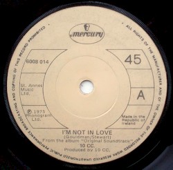 I’m Not in Love