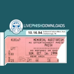 1994-10-16: Soldiers and Sailors Memorial Auditorium, Chattanooga, TN, USA