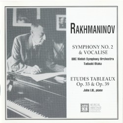 Symphony No. 2 / Vocalise / Etudes Tableaux Op. 33 & Op. 39