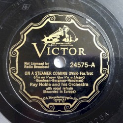 On a Steamer Coming Over / You Ought to See Sally on Sunday