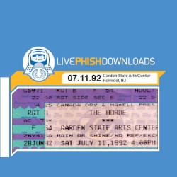 1992-07-11: Garden State Arts Center, Holmdel, NJ, USA