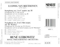 Symphonies nos. 1 & 3