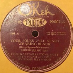 Your Folks Will Start Wearing Black / Let the Doorknob Hit You in the Back